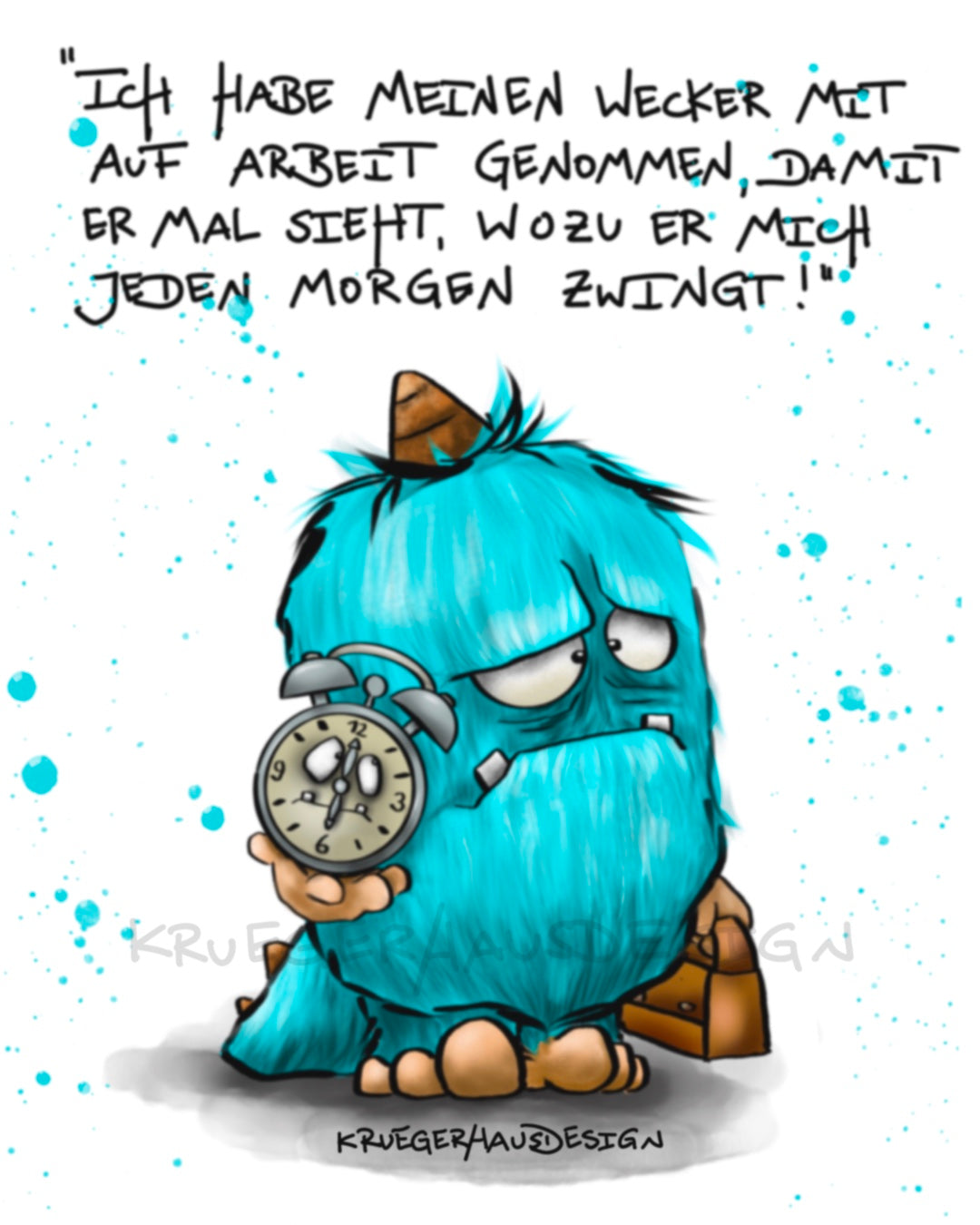 Ich habe meinen Wecker mit...