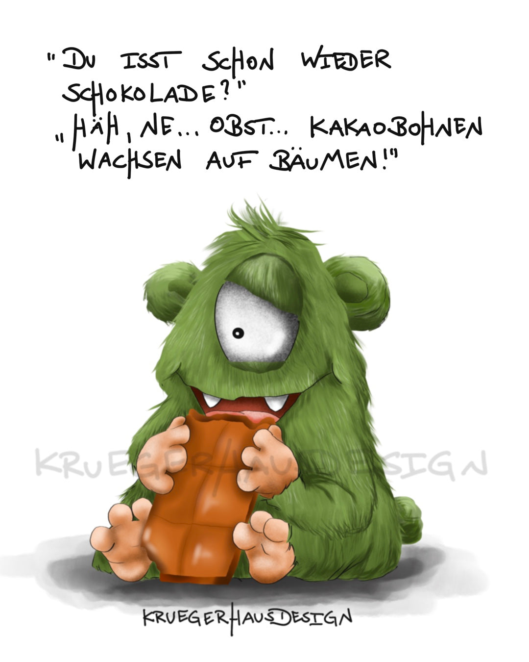 Du isst schon wieder...