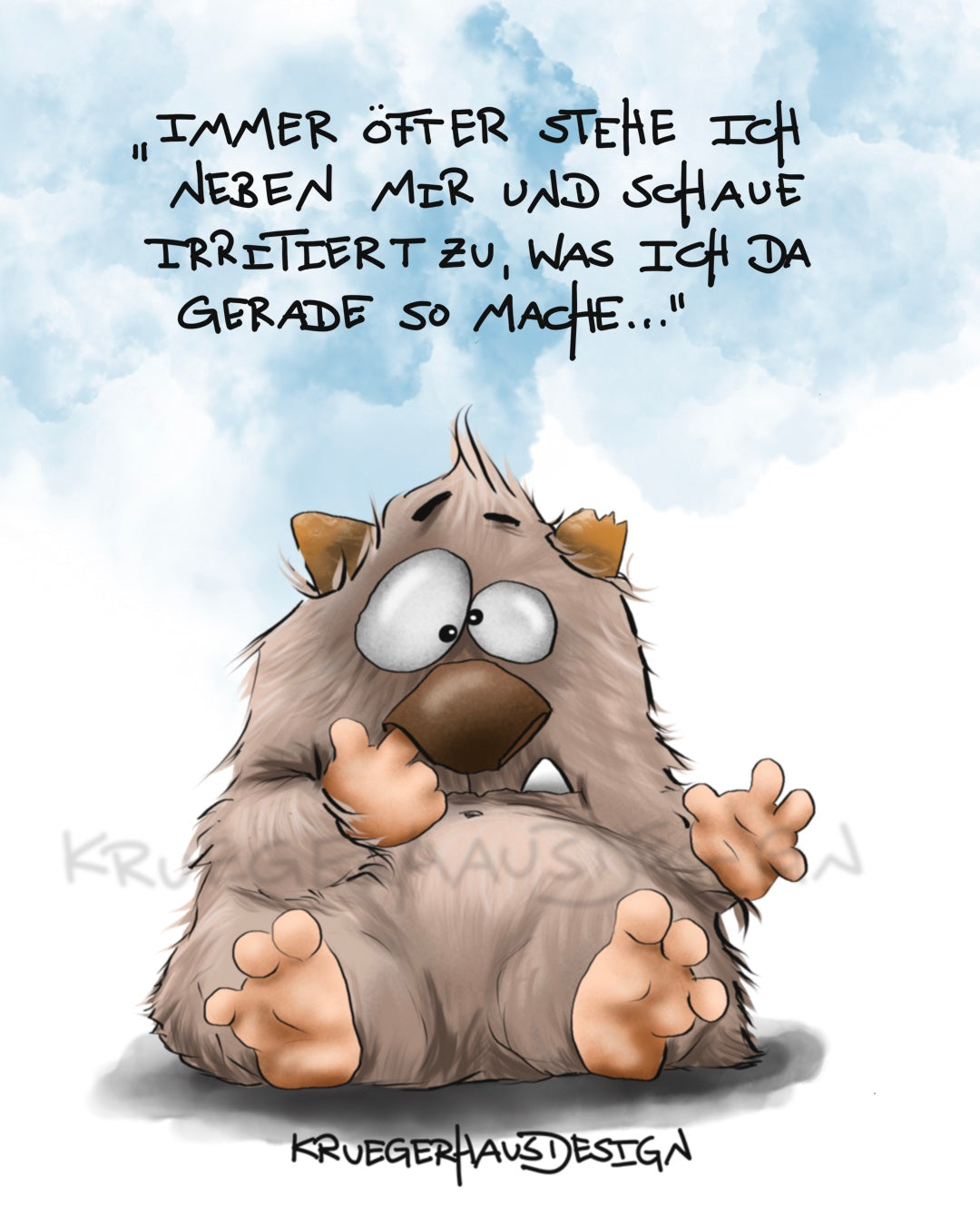 Immer öfter stehe ich neben mir...