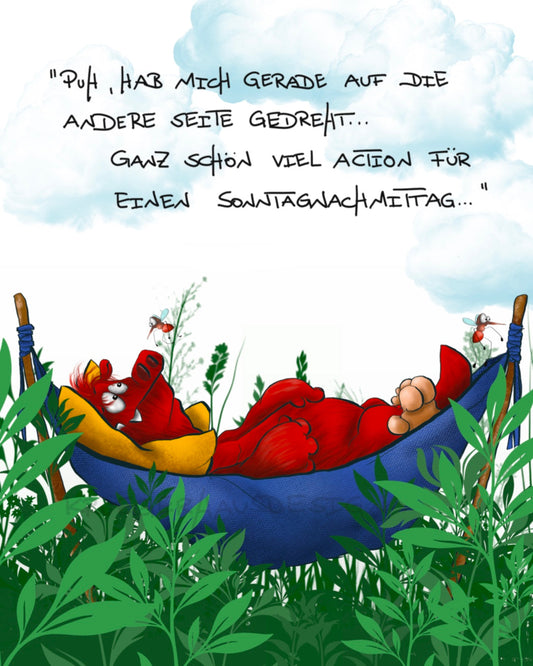 Puh, hab mich gerade auf die andere Seite...