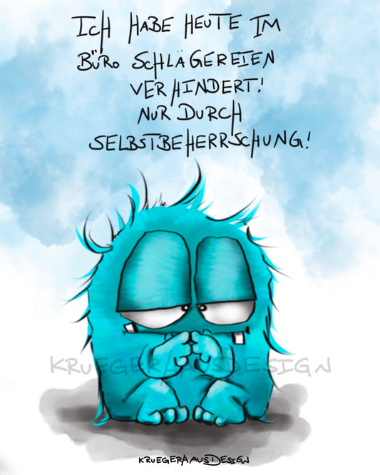 Ich habe heute im Büro...