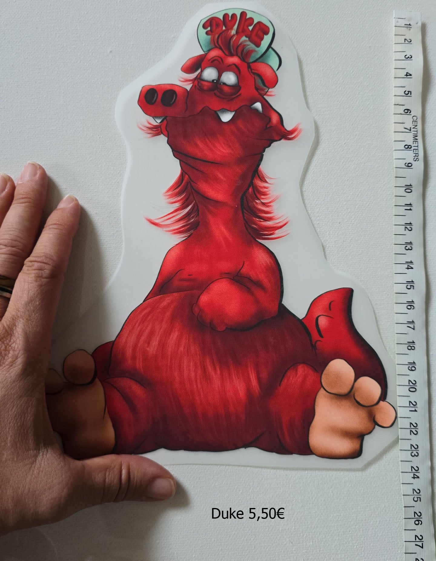 Bügelbild Kruegerhausdesign Monster Duke