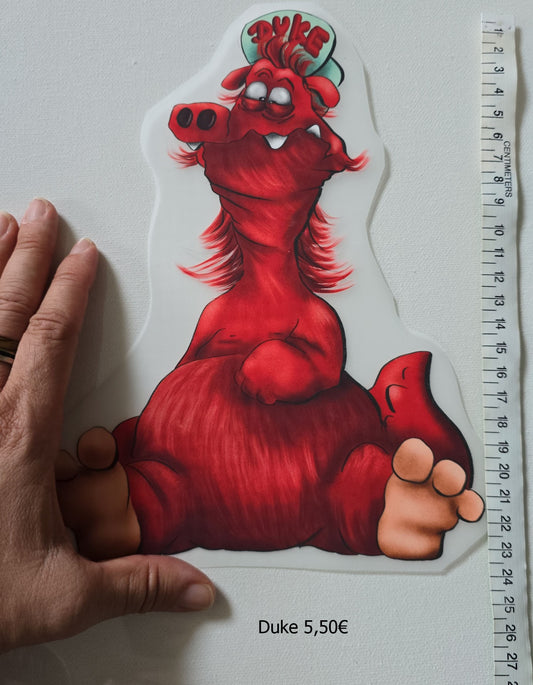 Bügelbild Kruegerhausdesign Monster Duke