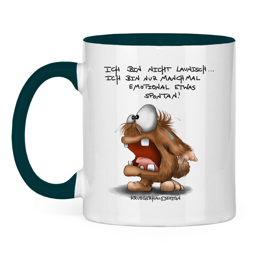 Tasse zweifarbig Ich bin nicht launisch... Ich bin nur manchmal emotional...