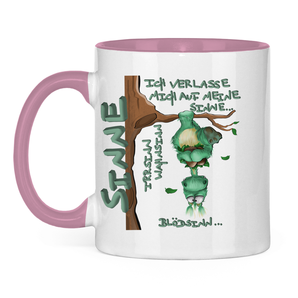 Tasse zweifarbig Sinne