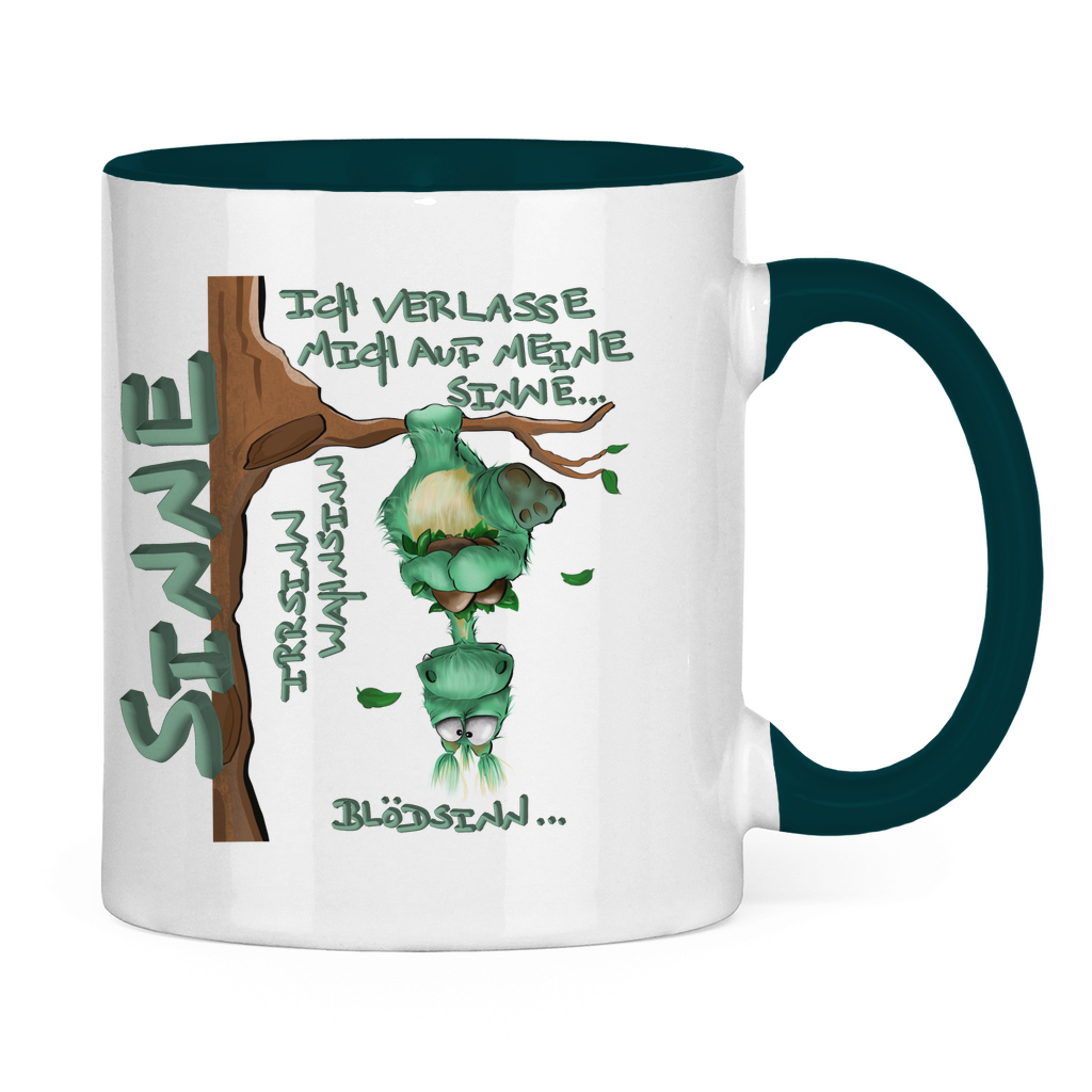 Tasse zweifarbig Sinne