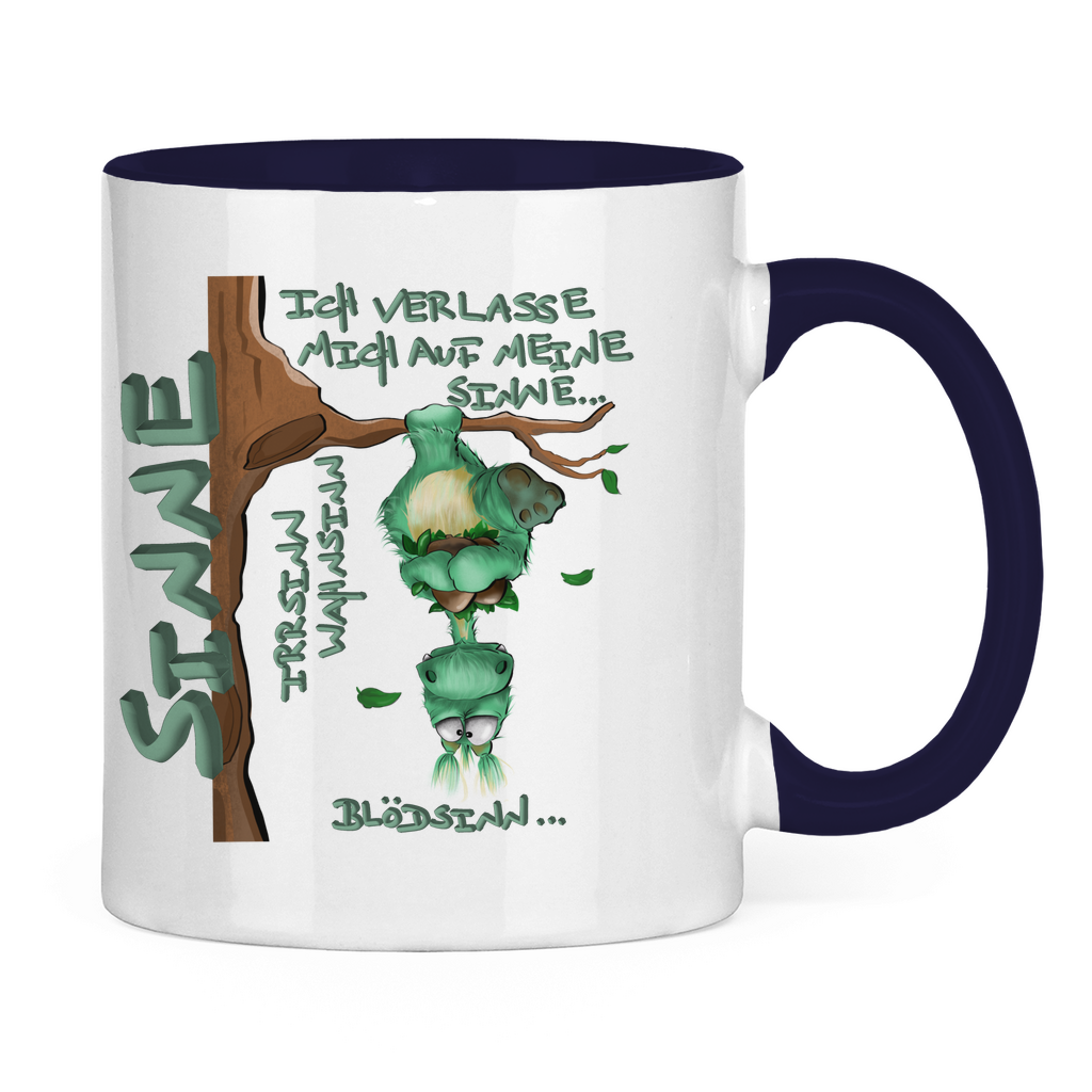 Tasse zweifarbig Sinne