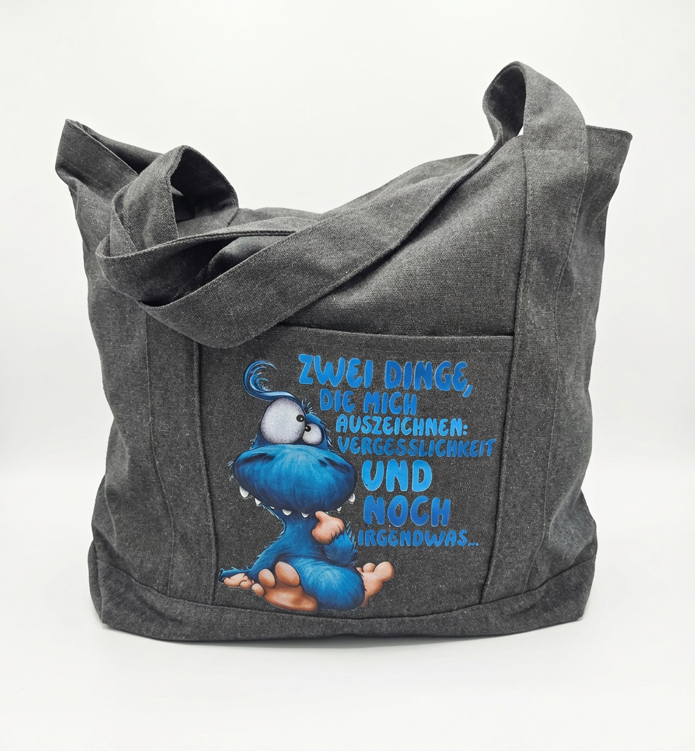 Große Canvas Tasche mit Wunschmotiv, personalisierbar und nachhaltig, Kruegerhausdesign