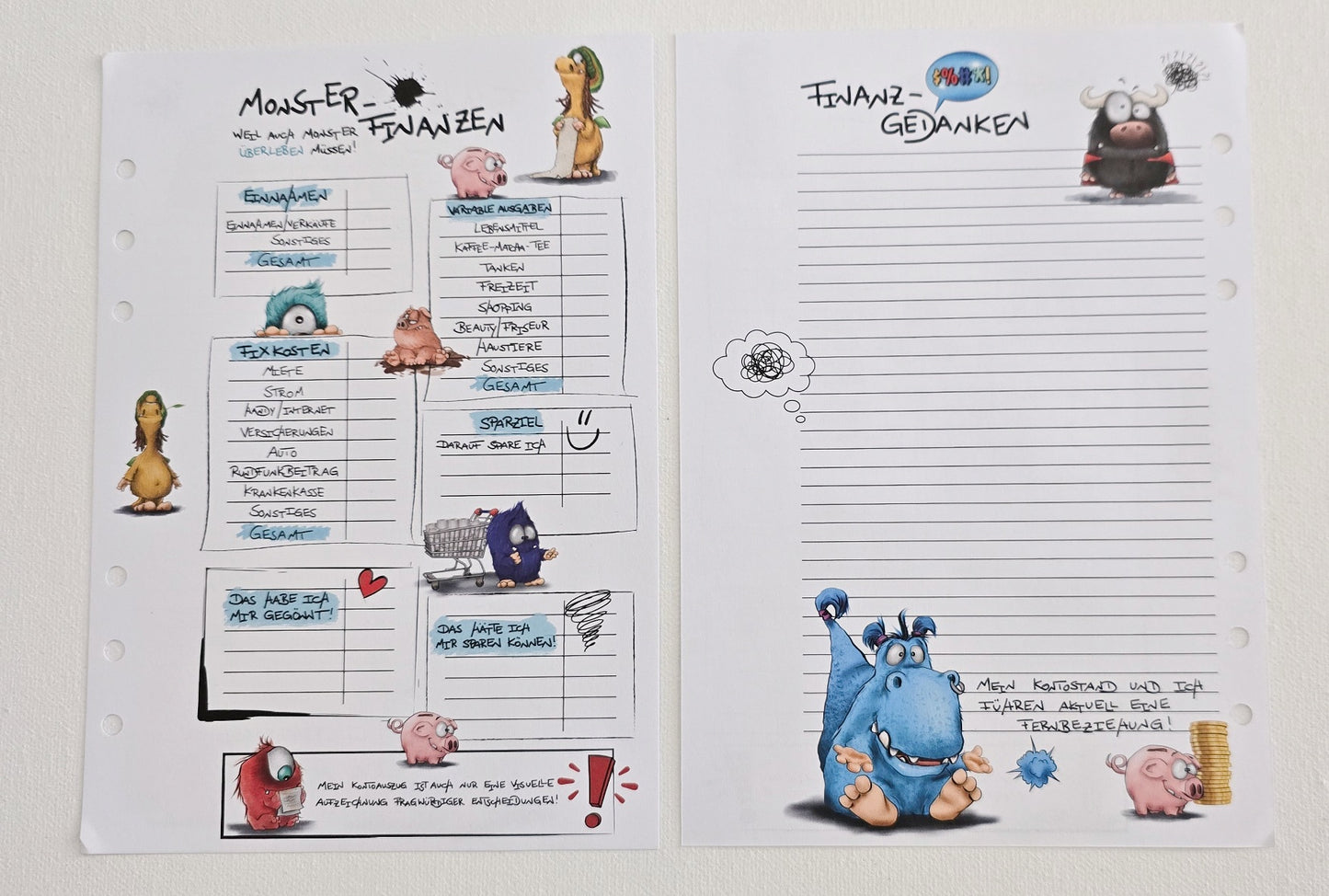 Journal Starter-Set – Erste Edition 01 | Undatierter Wochenplaner