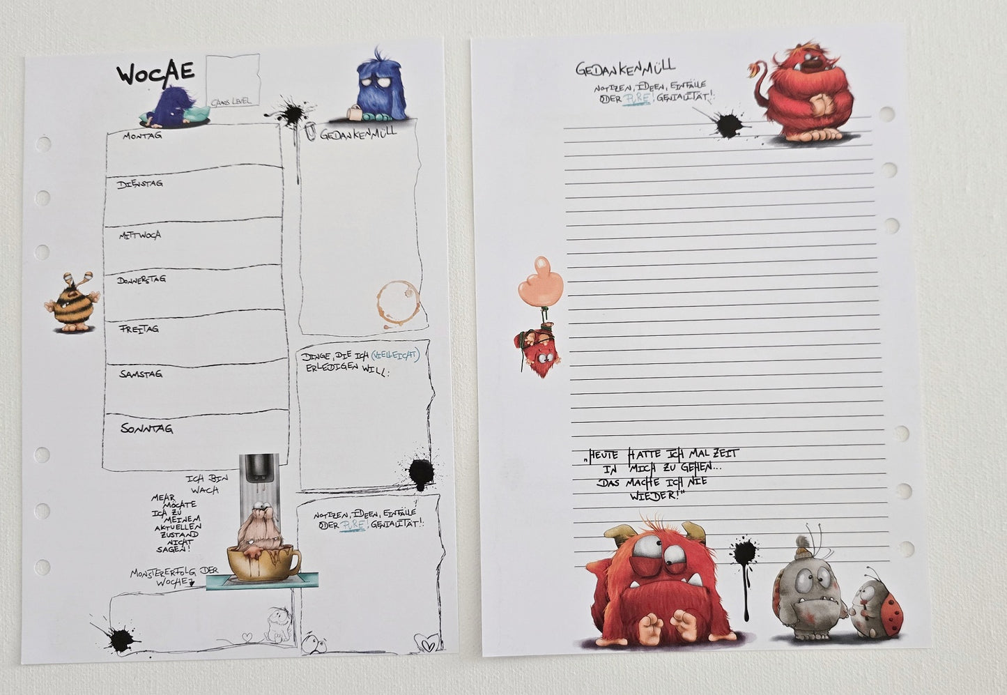 Journal Starter-Set – Erste Edition 01 | Undatierter Wochenplaner