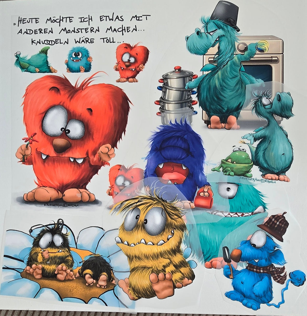 XXL Bügelbild-Paket – Verschiedene Motive | Final Sale, Box 7