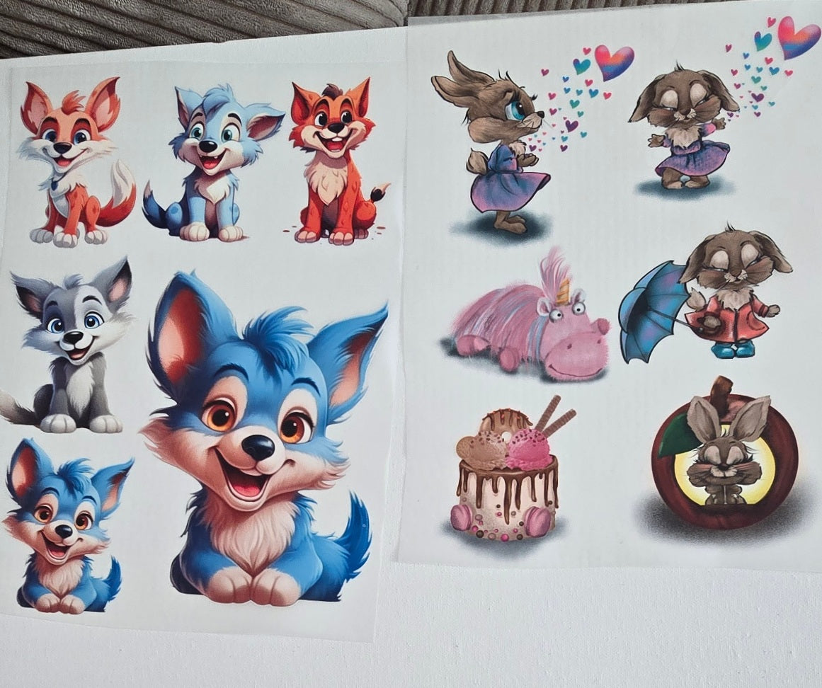 XXL Bügelbild-Paket – Verschiedene Motive | Final Sale, Box 21, Kinder