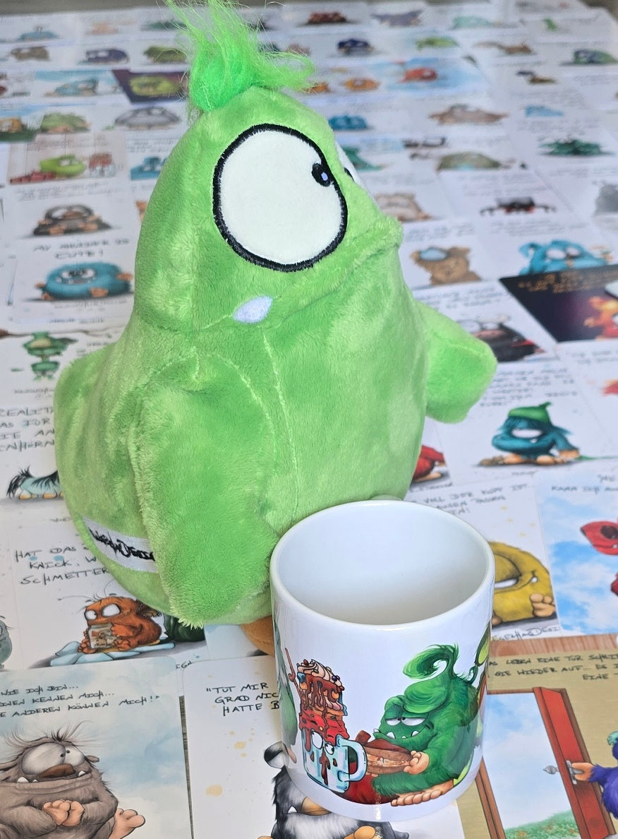 Pepe Monster Geschenkset mit Tasse & 10 Postkarten | FINAL SALE 34 €
