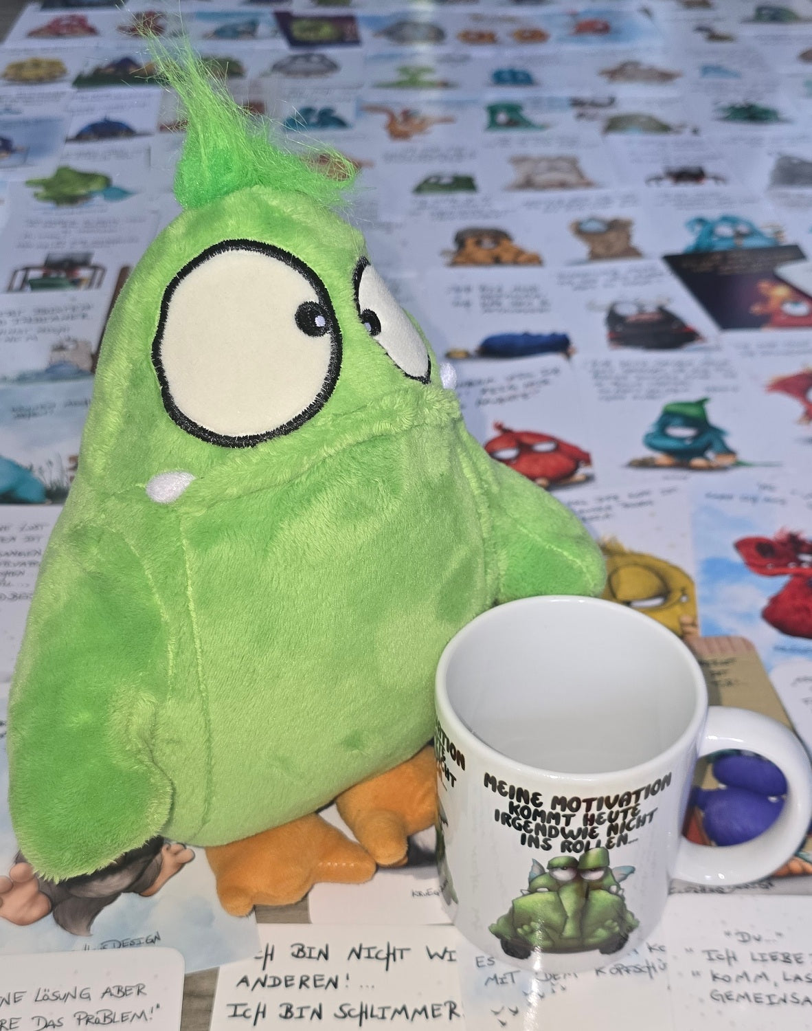 Pepe Monster Geschenkset mit Motivationstasse & 10 Postkarten | FINAL SALE