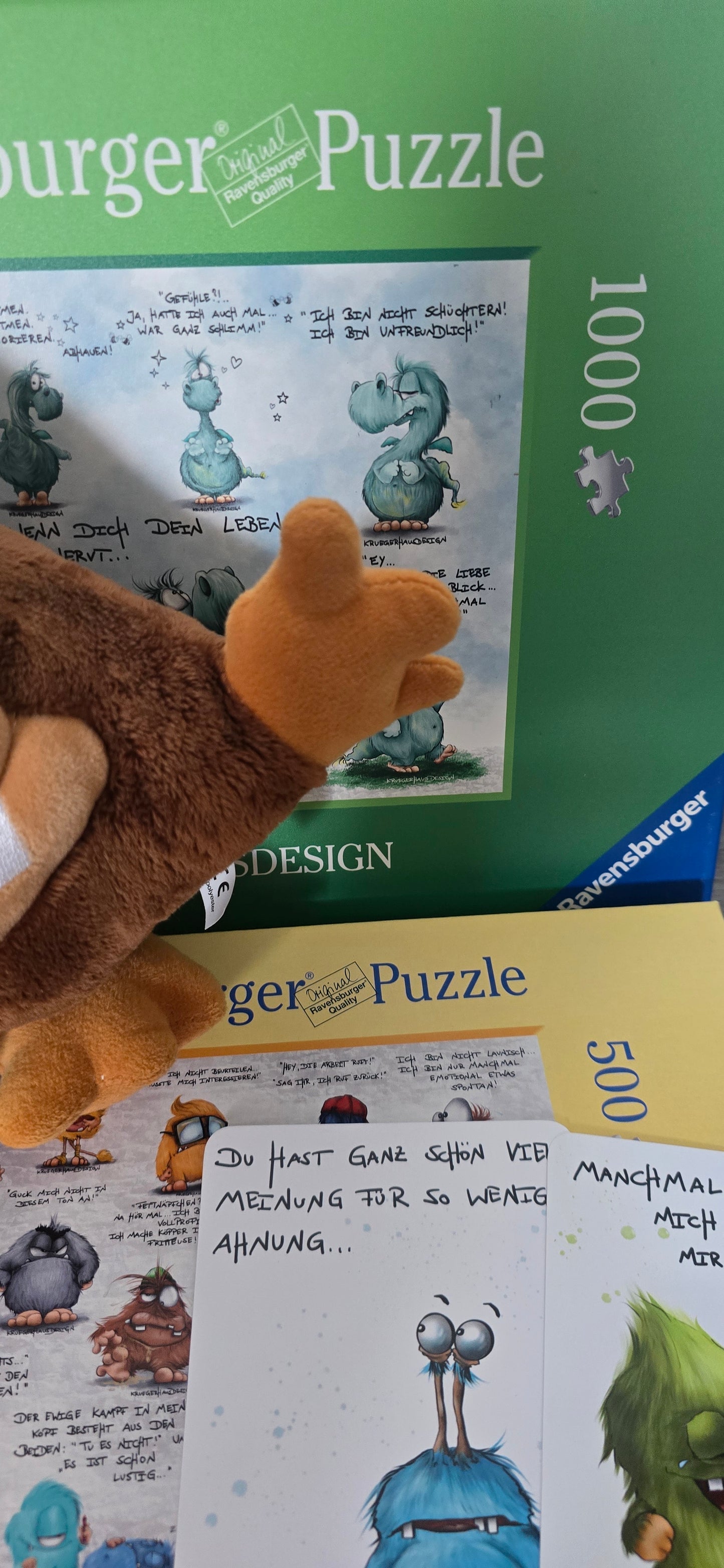 FINAL SALE | Hugo Puzzle-Bundle – Ravensburger Puzzle & Plüschmonster