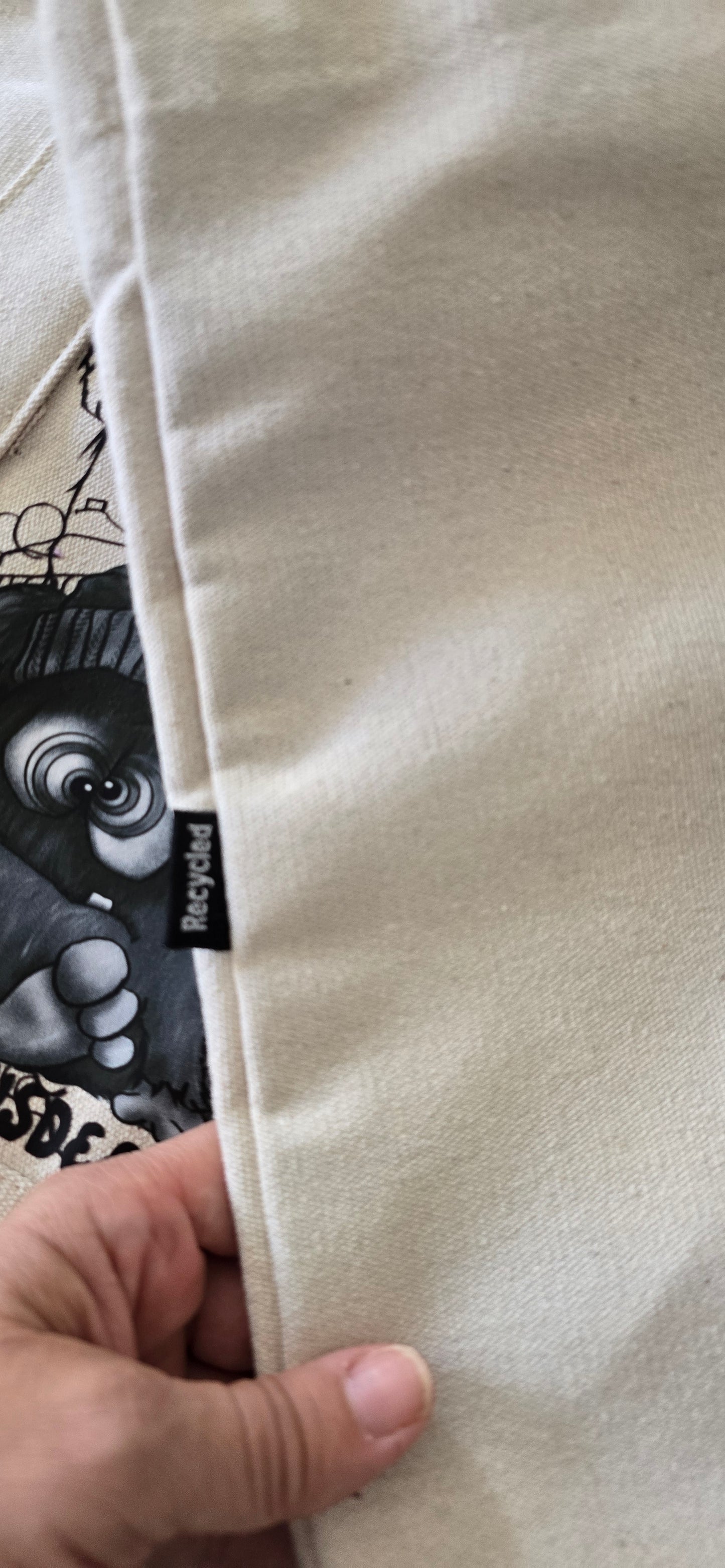 XXL Canvas Tasche „Monsterbande“ – riesige Weekender & Trainingstasche mit Reißverschluss