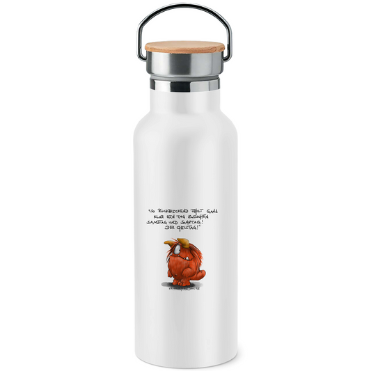 Edelstahl-Trinkflasche mit Bambusdeckel So Rückblickend fehlt ganz klar ein Tag zwischen Samstag...