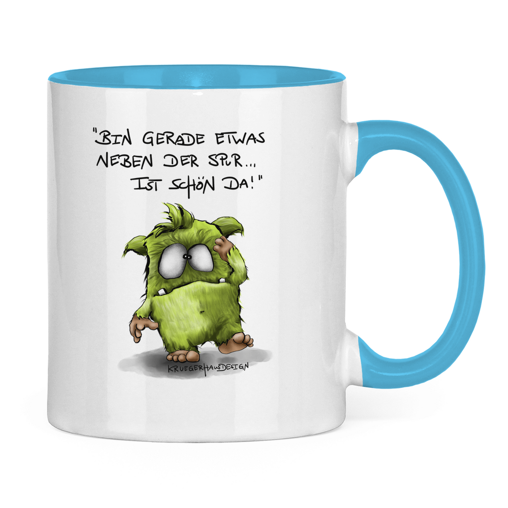 Tasse zweifarbig Bin gerade etwas neben der Spur... Ist schön da!