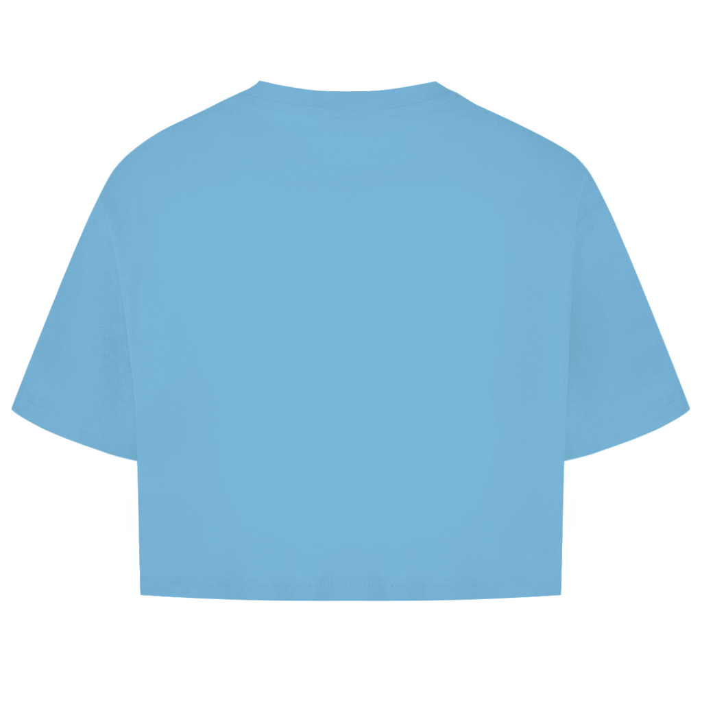 Damen Oversize Crop Top Ich bin nicht schwierig! Ich bin halt für Fortgeschrittene!