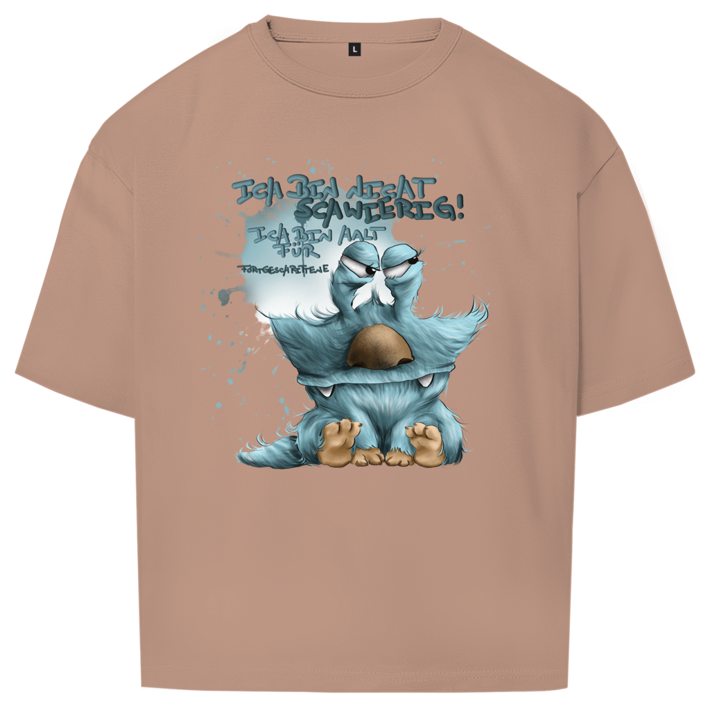 Oversize T-Shirt Ich bin nicht schwierig! Ich bin halt für Fortgeschrittene!