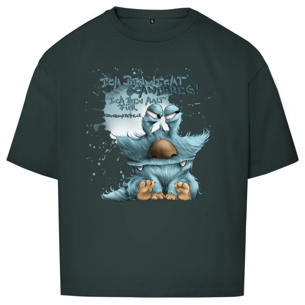 Oversize T-Shirt Ich bin nicht schwierig! Ich bin halt für Fortgeschrittene!