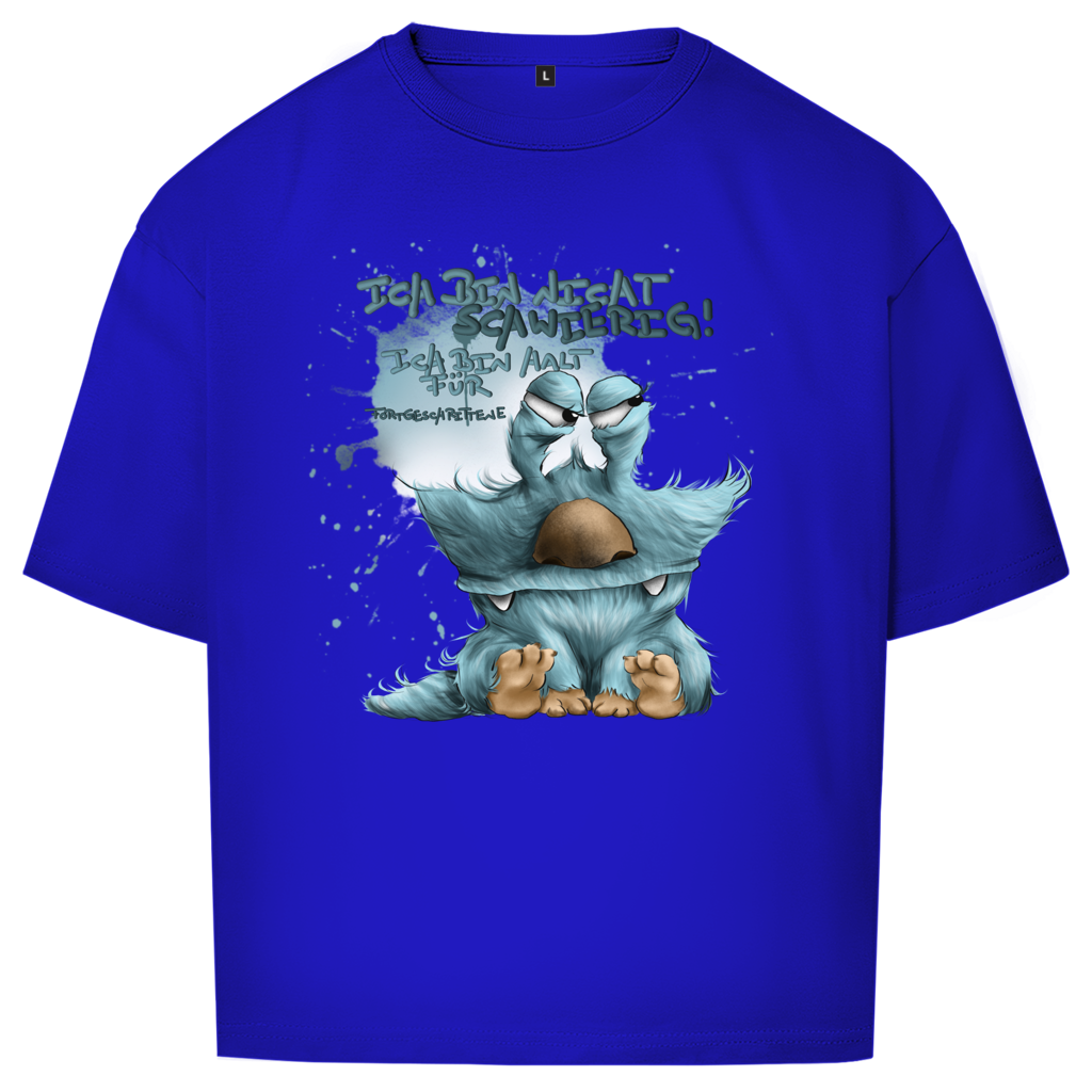 Oversize T-Shirt Ich bin nicht schwierig! Ich bin halt für Fortgeschrittene!