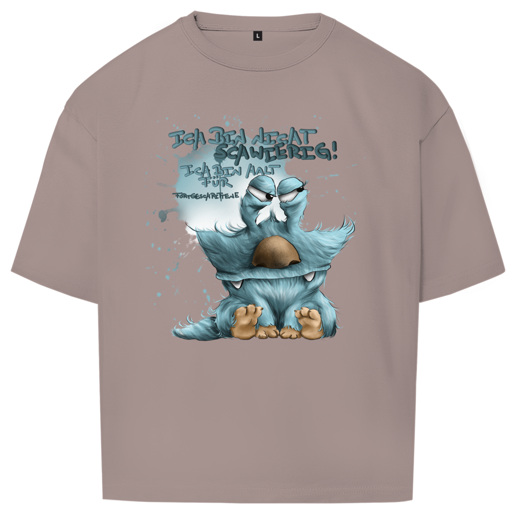 Oversize T-Shirt Ich bin nicht schwierig! Ich bin halt für Fortgeschrittene!