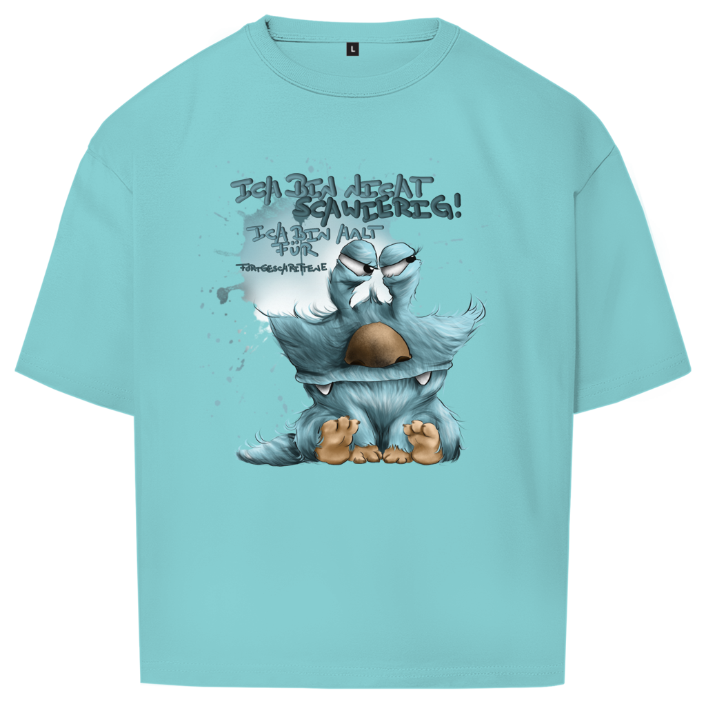 Oversize T-Shirt Ich bin nicht schwierig! Ich bin halt für Fortgeschrittene!