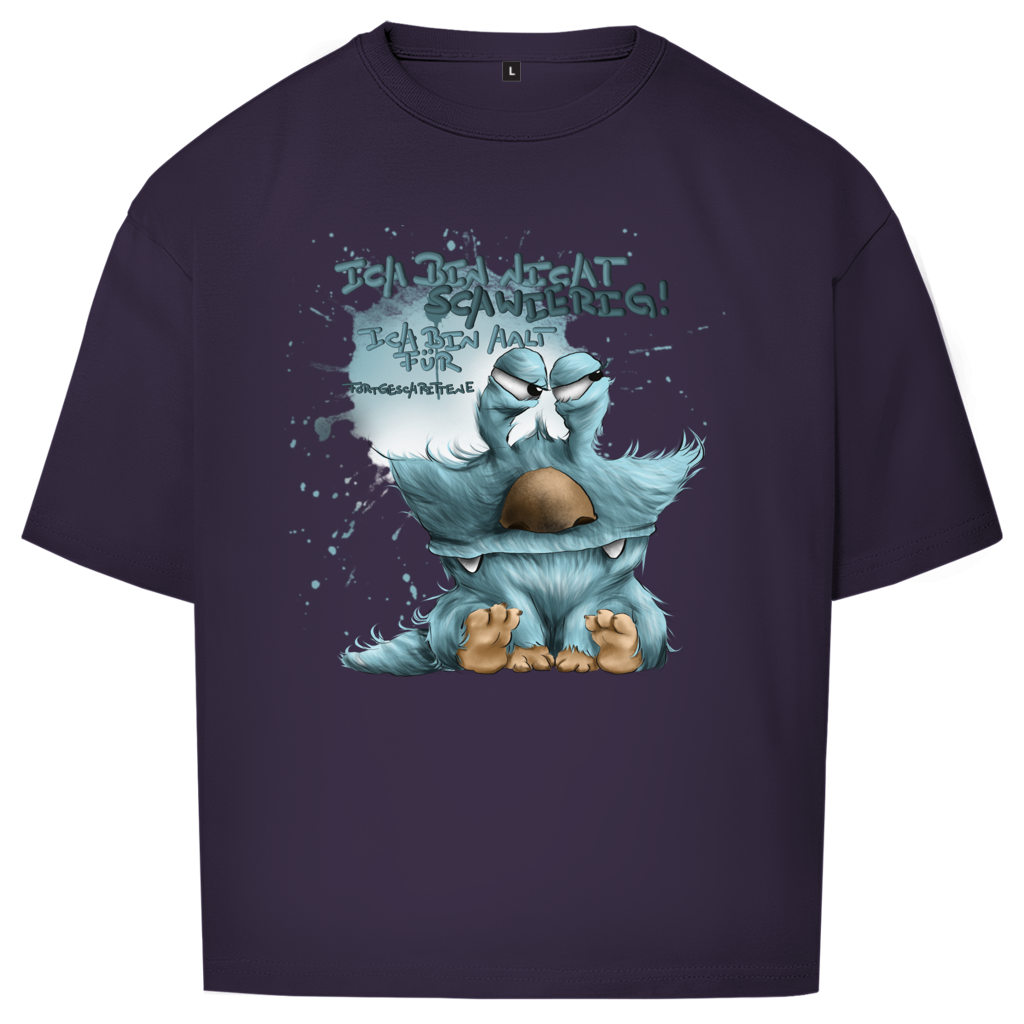 Oversize T-Shirt Ich bin nicht schwierig! Ich bin halt für Fortgeschrittene!