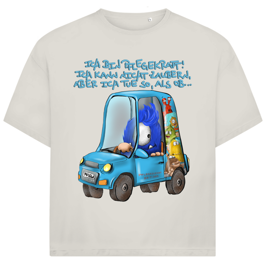 Jack and Jones Oversize T-Shirt Ich bin Pflegekraft! Ich kann nicht zaubern, aber ich tue…