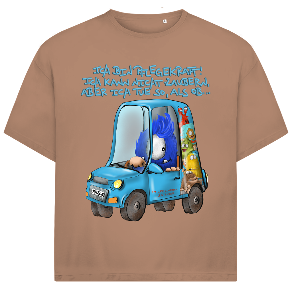 Jack and Jones Oversize T-Shirt Ich bin Pflegekraft! Ich kann nicht zaubern, aber ich tue…
