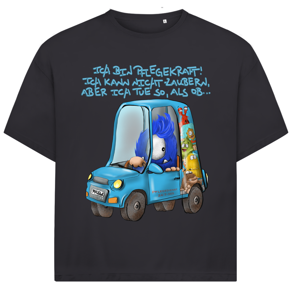 Jack and Jones Oversize T-Shirt Ich bin Pflegekraft! Ich kann nicht zaubern, aber ich tue…