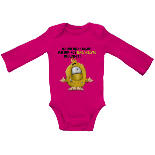 Baby Bio Bodysuite Langarm Ich bin nicht klein! Ich bin auf das Beste reduziert!