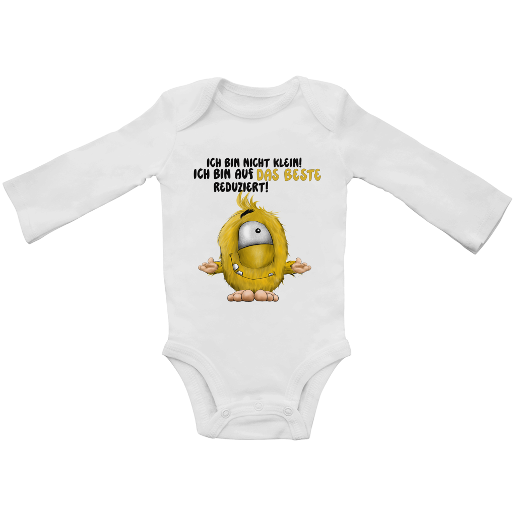 Baby Bio Bodysuite Langarm Ich bin nicht klein! Ich bin auf das Beste reduziert!