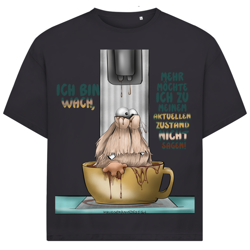 Jack and Jones Oversize T-Shirt Ich bin wach! Mehr möchte ich zu meinem  aktuellen Zustand