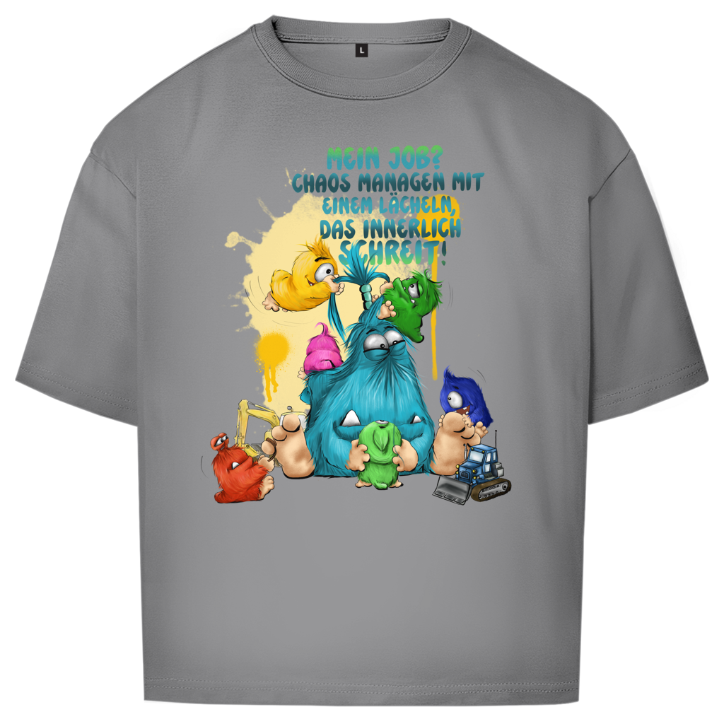 Oversize T-Shirt Mein Job?  Hals managen mit einem Lächeln, das innerlich…