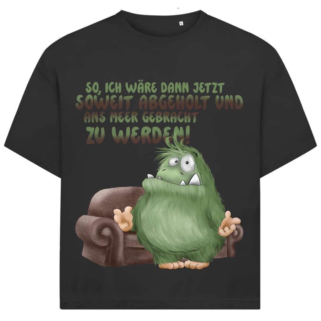 Jack and Jones Oversize T-Shirt So, ich wäre dann jetzt soweit abgeholt und an Meer gebracht