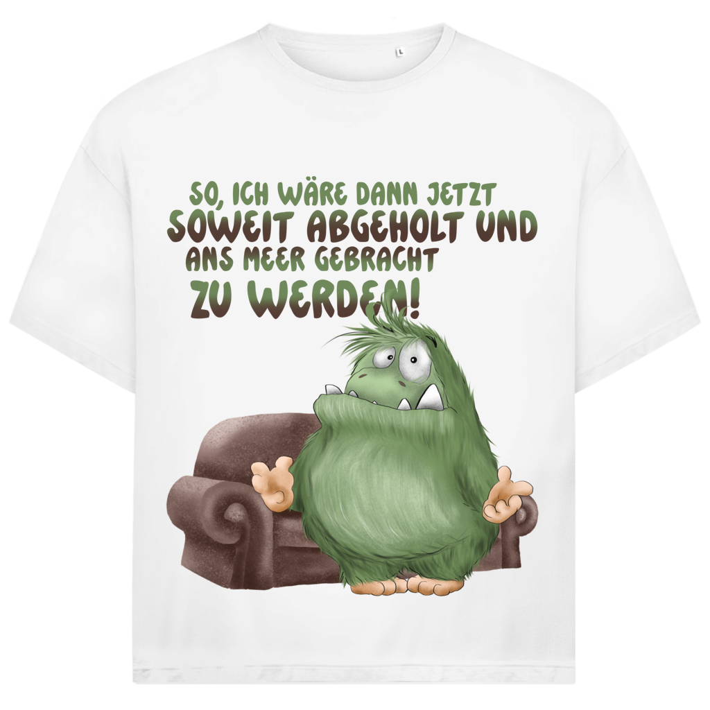 Jack and Jones Oversize T-Shirt So, ich wäre dann jetzt soweit abgeholt und an Meer gebracht