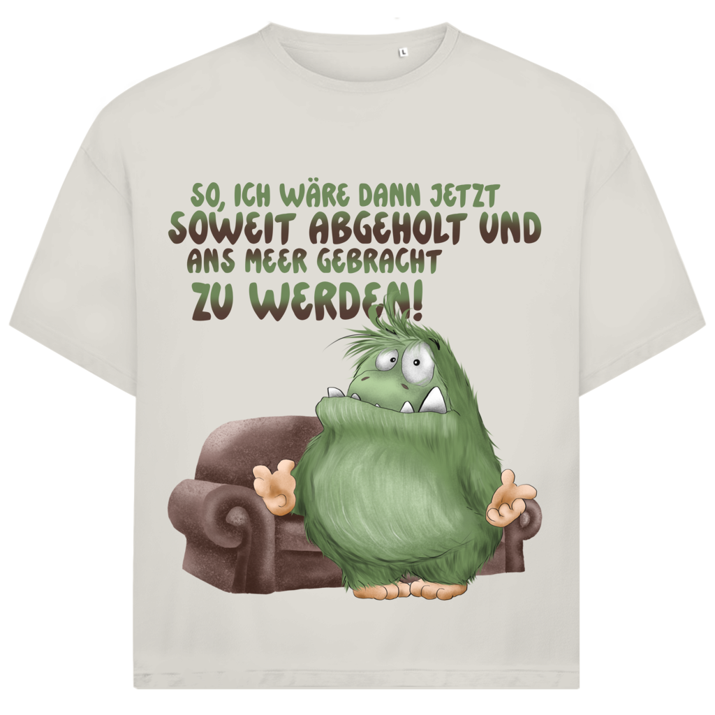 Jack and Jones Oversize T-Shirt So, ich wäre dann jetzt soweit abgeholt und an Meer gebracht