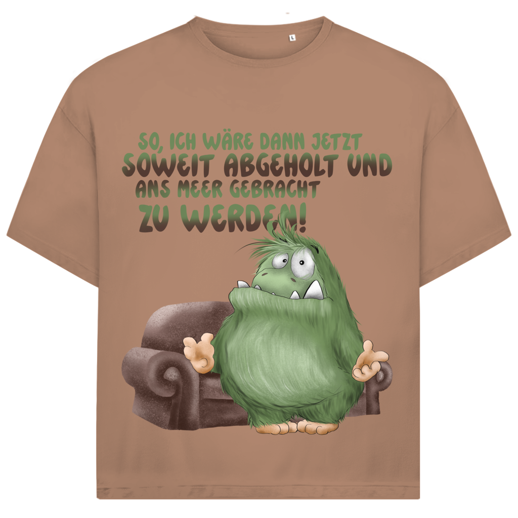 Jack and Jones Oversize T-Shirt So, ich wäre dann jetzt soweit abgeholt und an Meer gebracht