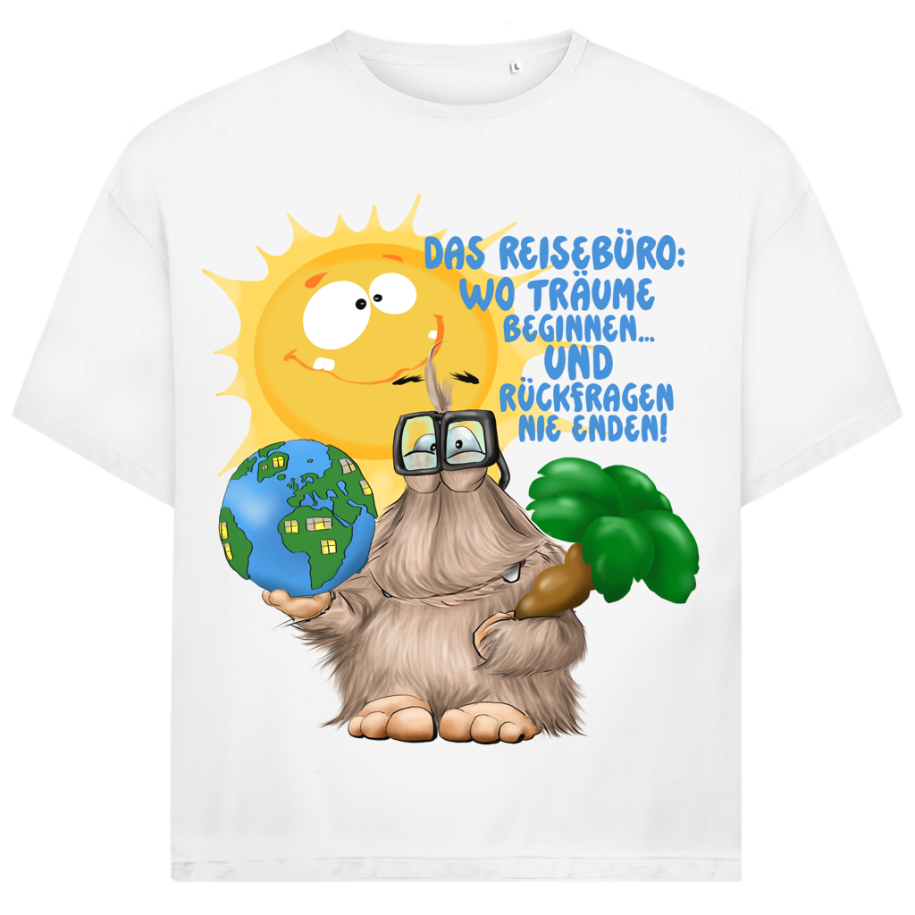 Jack and Jones Oversize T-Shirt Das Reisebüro: Wo Träume beginnen und Rückfragen nie enden!