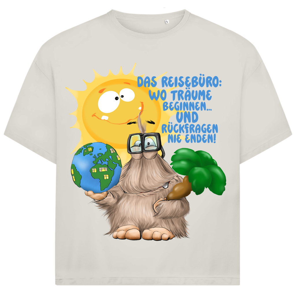 Jack and Jones Oversize T-Shirt Das Reisebüro: Wo Träume beginnen und Rückfragen nie enden!