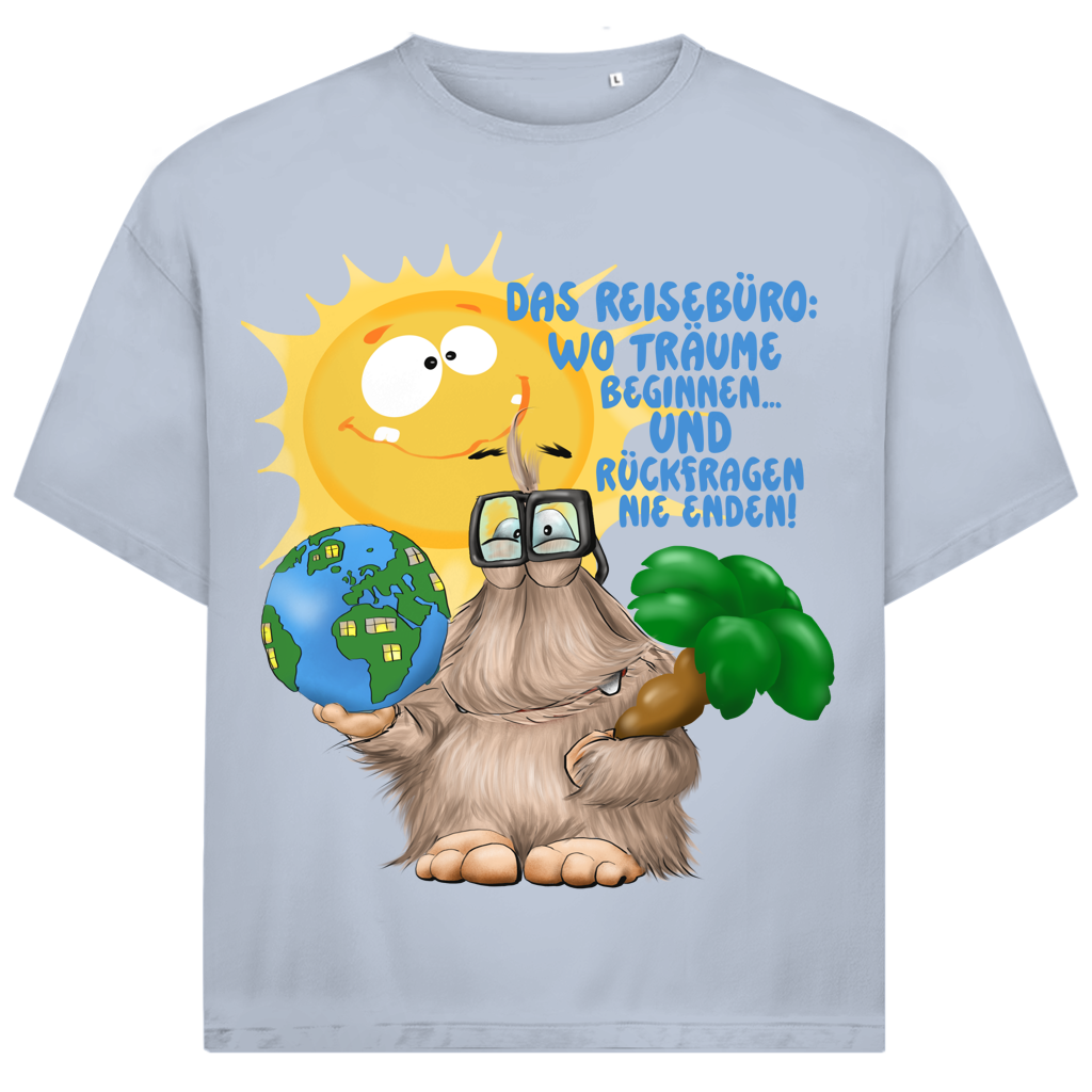 Jack and Jones Oversize T-Shirt Das Reisebüro: Wo Träume beginnen und Rückfragen nie enden!