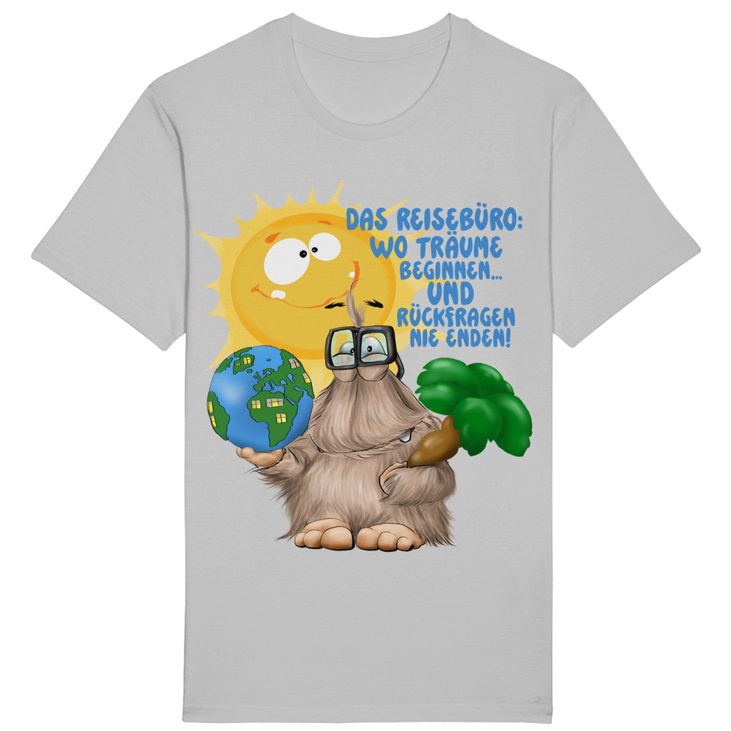 ST/ST Rocker T-Shirt Das Reisebüro: Wo Träume beginnen und Rückfragen nie enden!