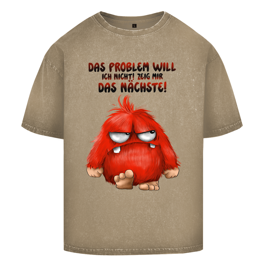 Oversize Washed T-Shirt Das Problem will ich nicht! Zeig mir das nächste!