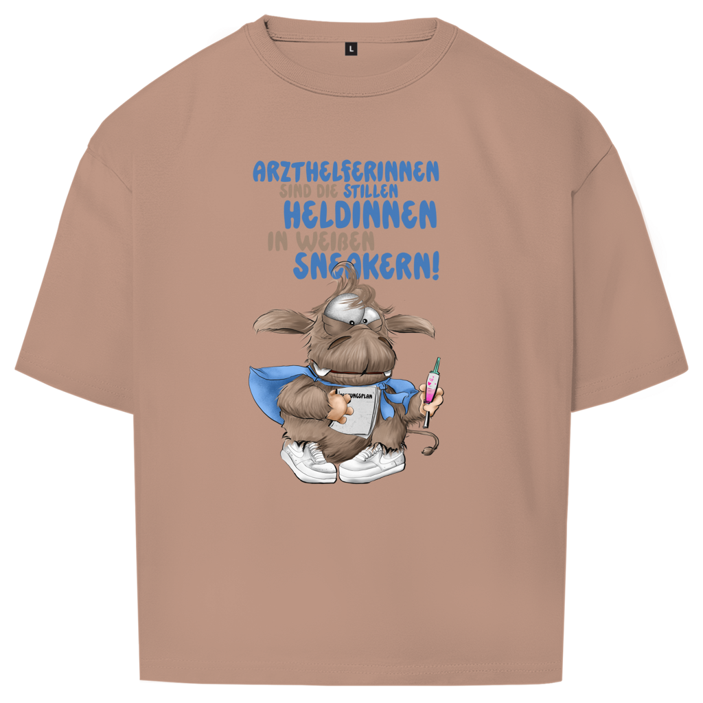 Oversize T-Shirt Arzthelferinnen sind die stillen Heldinnen in weißen …