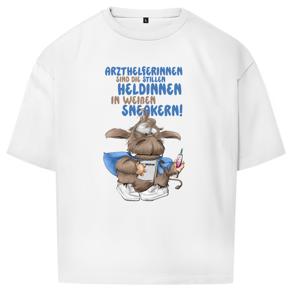 Oversize T-Shirt Arzthelferinnen sind die stillen Heldinnen in weißen …