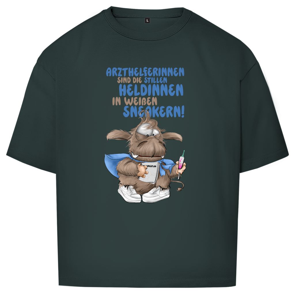 Oversize T-Shirt Arzthelferinnen sind die stillen Heldinnen in weißen …