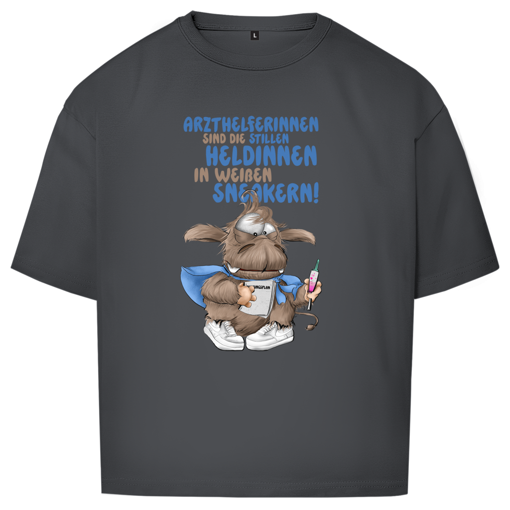 Oversize T-Shirt Arzthelferinnen sind die stillen Heldinnen in weißen …