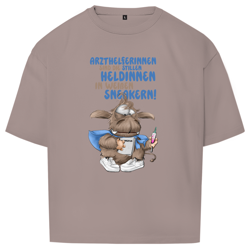 Oversize T-Shirt Arzthelferinnen sind die stillen Heldinnen in weißen …